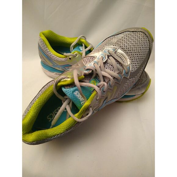 Asics GT-2000 (T657N) Athletic Women's Shoes Multi-Color Green Blue US-Size 8 - Picture 3 of 7